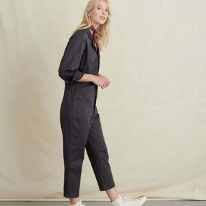Alex Mill Classic Black Cotton Jumpsuit